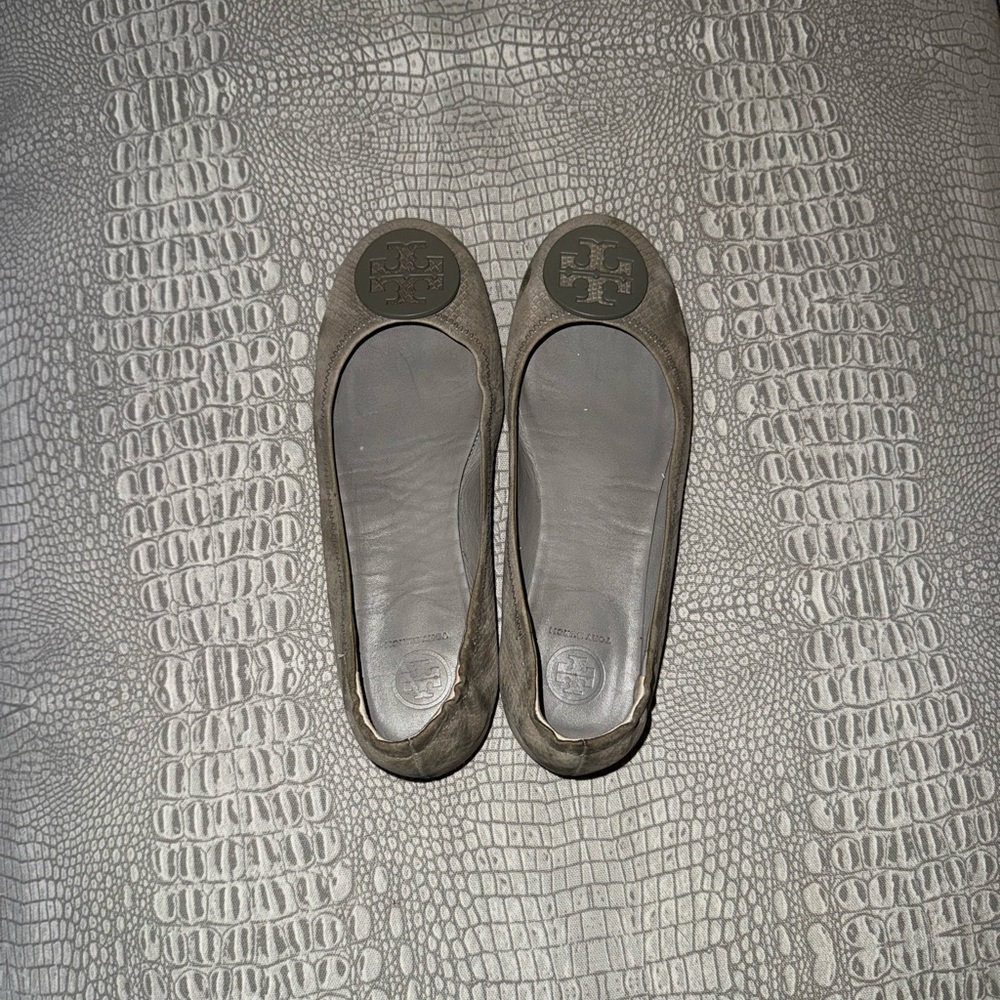 Tory Burch Charcoal Loafers